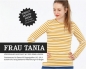 Preview: FRAU TANIA • körpernahes Basicshirt, PAPIERSCHNITT